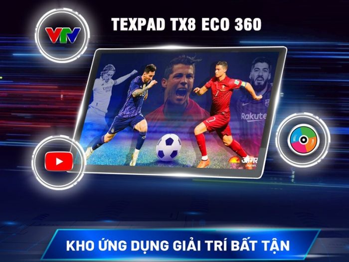 Màn hình Texpad TX8 Eco mang đến không gian giải trí sống động, đỉnh cao