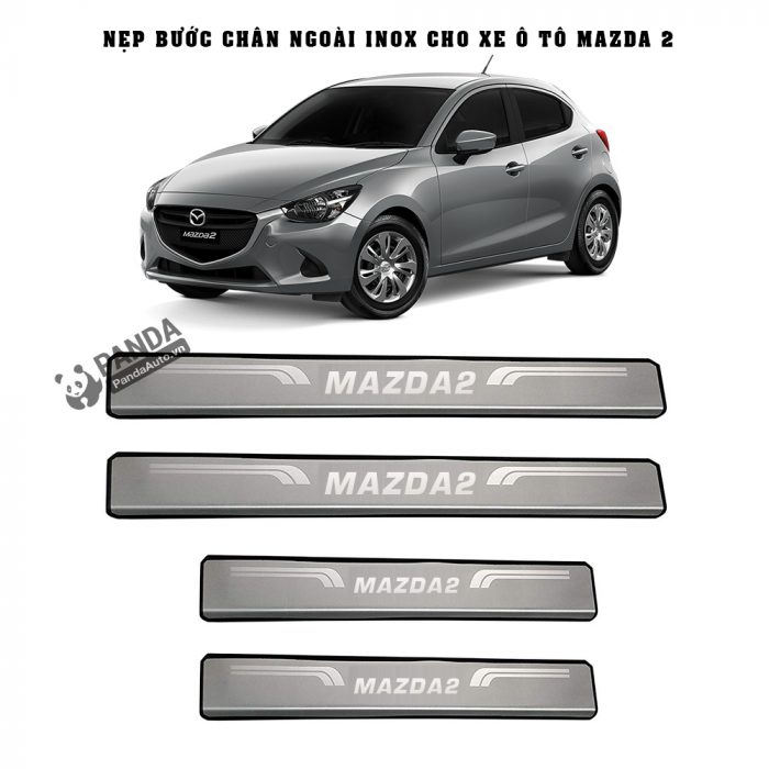 Nep-buoc-chan-ngoai-inox-cho-xe-oto-MAZDA-2-tai-panda-auto
