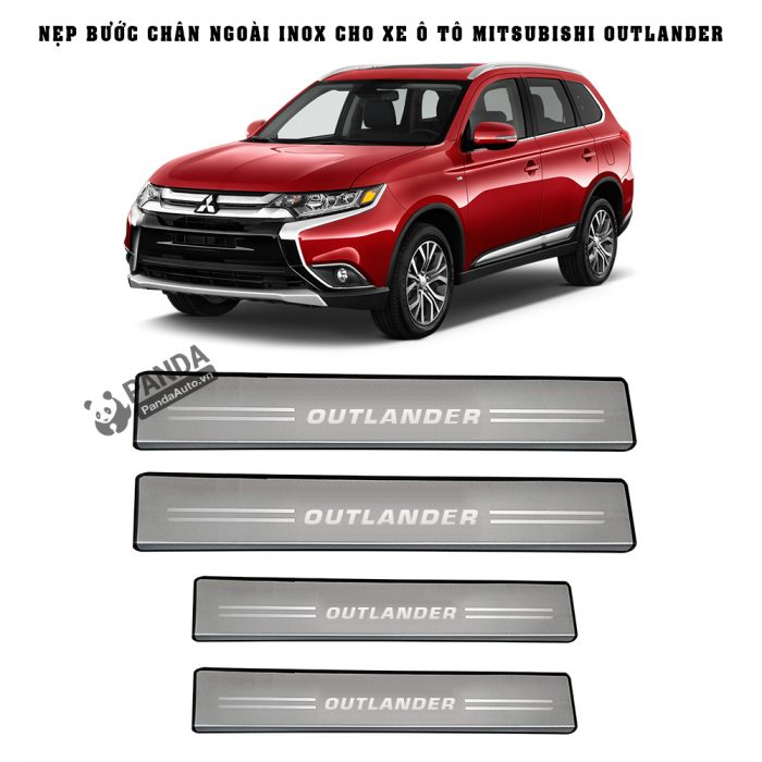 Nep-buoc-chan-ngoai-inox-cho-xe-oto-MITSUBISHI-OUTLANDER-tai-panda-auto