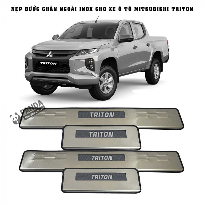 Nep-buoc-chan-ngoai-inox-cho-xe-oto-MITSUBISHI-TRITON-tai-panda-auto