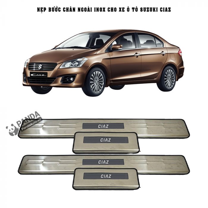 Nep-buoc-chan-ngoai-inox-cho-xe-oto-SUZUKI-CIAZ-tai-panda-auto