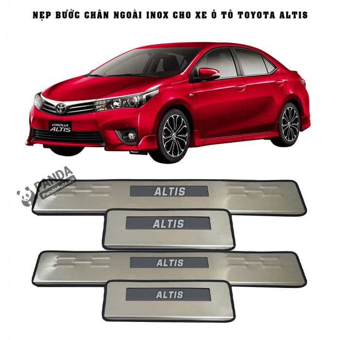 Nep-buoc-chan-ngoai-inox-cho-xe-oto-TOYOTA-ALTIS-tai-panda-auto