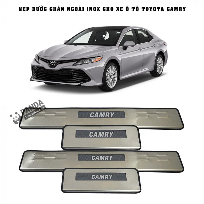 Nep-buoc-chan-ngoai-inox-cho-xe-oto-TOYOTA-CAMRY-tai-panda-auto