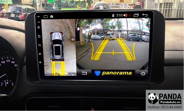Tích hợp camera lên màn hình Android cho xe Hyundai Kona
