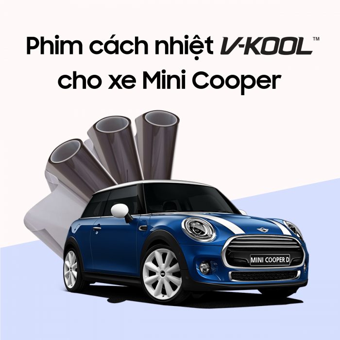Dán phim cách nhiệt cho xe mini cooper