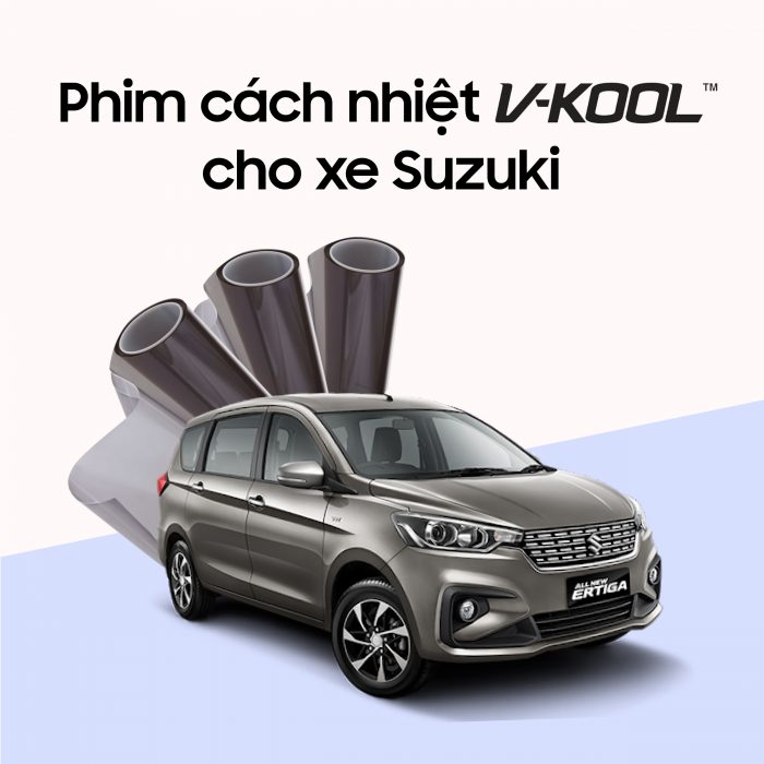 Dán phim cách nhiệt cho xe Suzuki