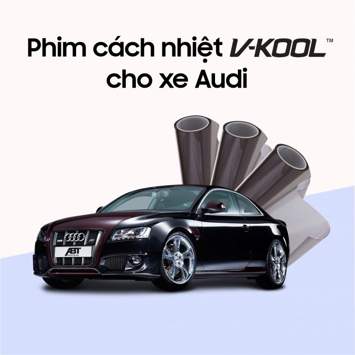 Dán phim cách nhiệt ô tô cho xe audi