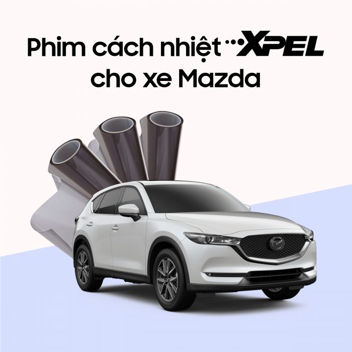 Dán phim cách nhiệt ô tô cho xe Mazda