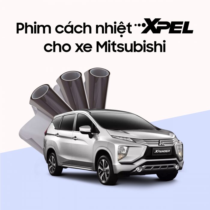 Dán phim cách nhiệt ô tô cho xe Mitsubishi