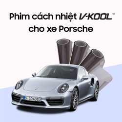 Dán phim cách nhiệt ô tô cho xe Porsche