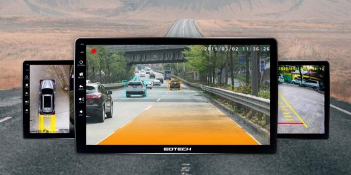 Màn hình ô tô Gotech cho xe Wigo