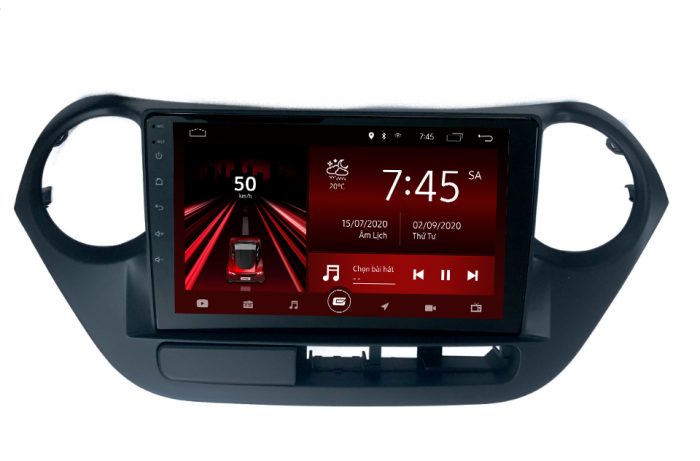 mặt dưỡng màn hình ô tô gotech cho xe grand i10