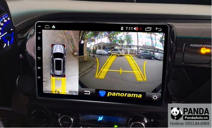 Màn hfnh ô tô Gotech cho xe Toyota Hilux