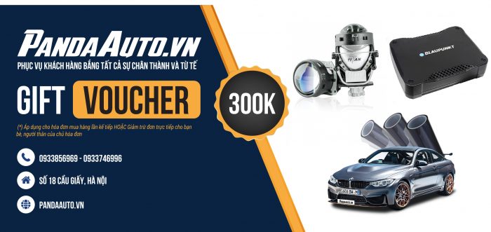 Độ loa, đèn, dán phim cách nhiệt giảm giá tới 5% lên tới 300k