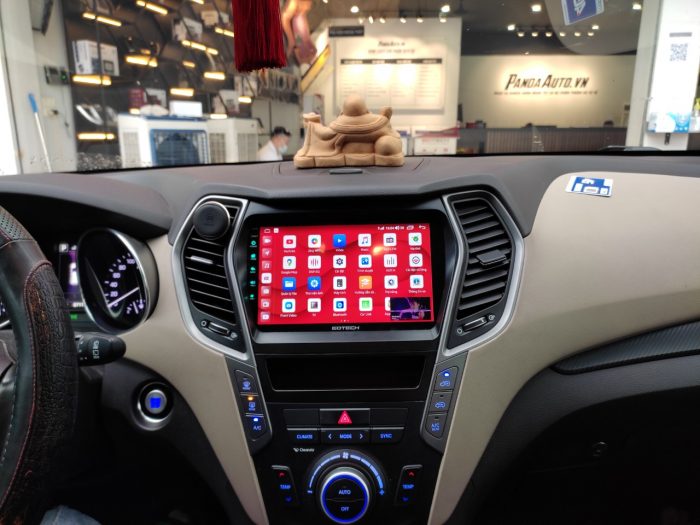 Màn hình ô tô GOTECH cho xe HYUNDAI sANTAFE 2016-2018