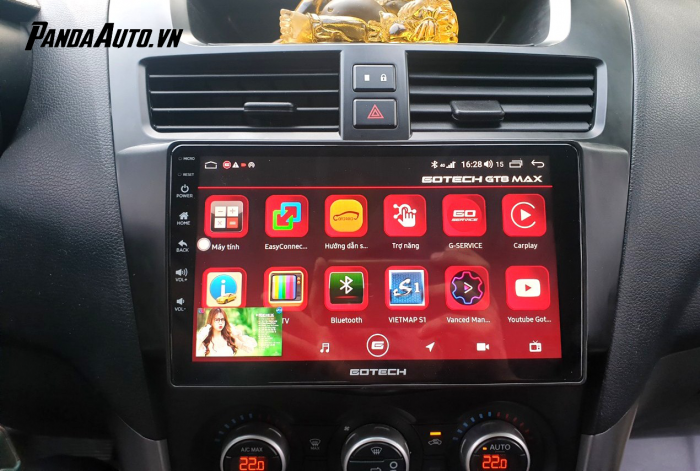 Màn hình Gotech lắp cho xe BT50 2017