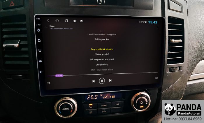 Màn hình ô tô thông minh Gotech cho xe Pajero