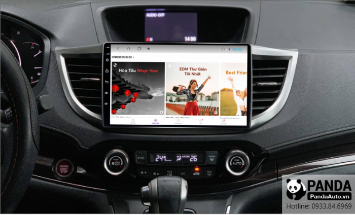 màn hình gotech cho xe crv