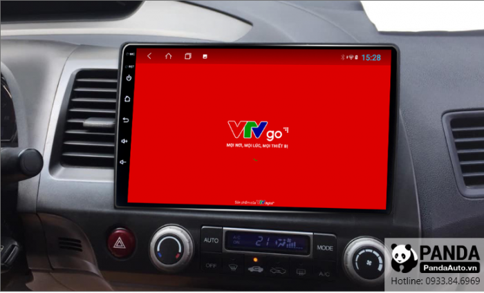 Màn hình Gotech cho xe Civic 2007-2012