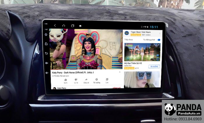 Màn hình Gotech lắp trên xe CX5 2016-2017