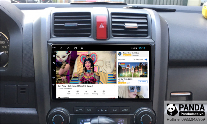 Màn hình gotech cho xe CRV 2007-2012