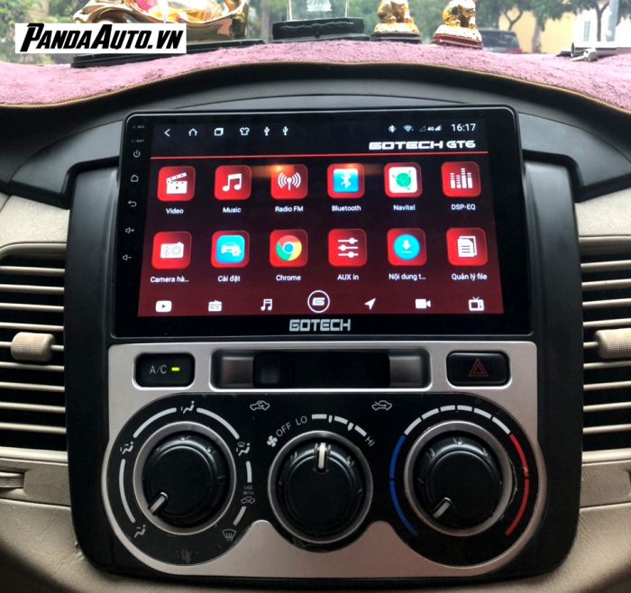 Màn hình android ô tô Gotech cho xe Innova 2012-2016
