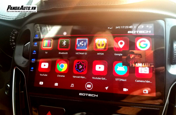 Màn hình ô tô Gotech cho xe Ford Focus 2014-2018