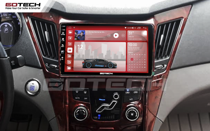 Màn hình ô tô GOTECH cho xe Hyundai Sonata 2010-2013