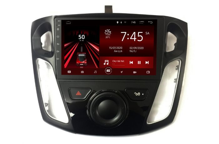 Mặt dưỡng màn hình ô tô Gotech cho xe Ford Focus 2018 