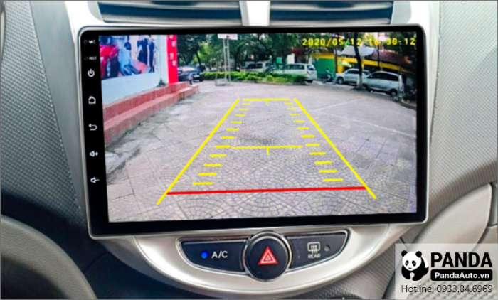 Màn hình Gotech lắp trên xe Hyundai Accent