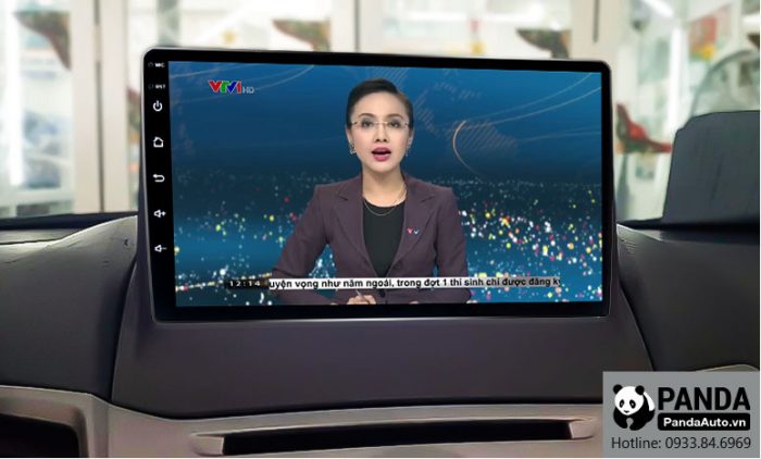 Màn hình Gotech lắp trên xe Fiesta