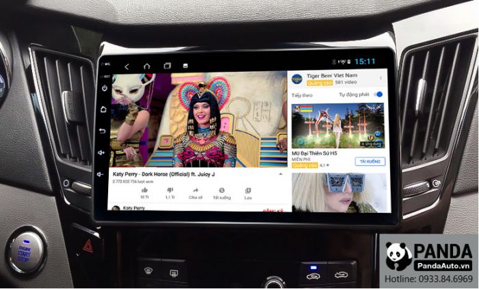 Màn hình Gotech cho xe Hyundai Sonata 2010-2013