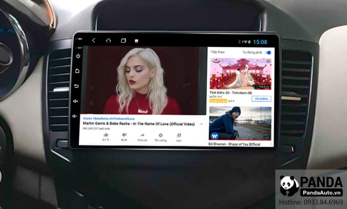 màn hình ô tô gotech cho xe Chvrolet cruze