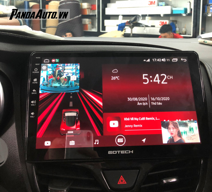 màn hình o to gotech cho xe Vinfast Fadil