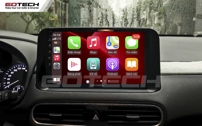 màn hình hyundai kona