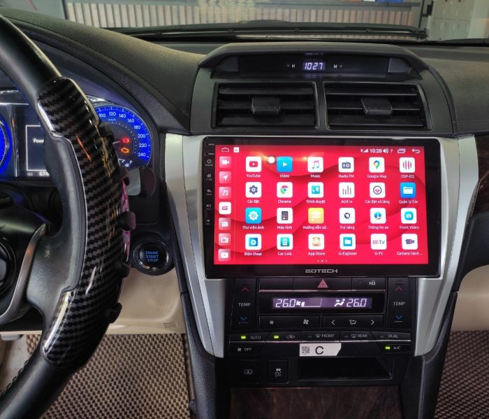 màn hình toyota camry