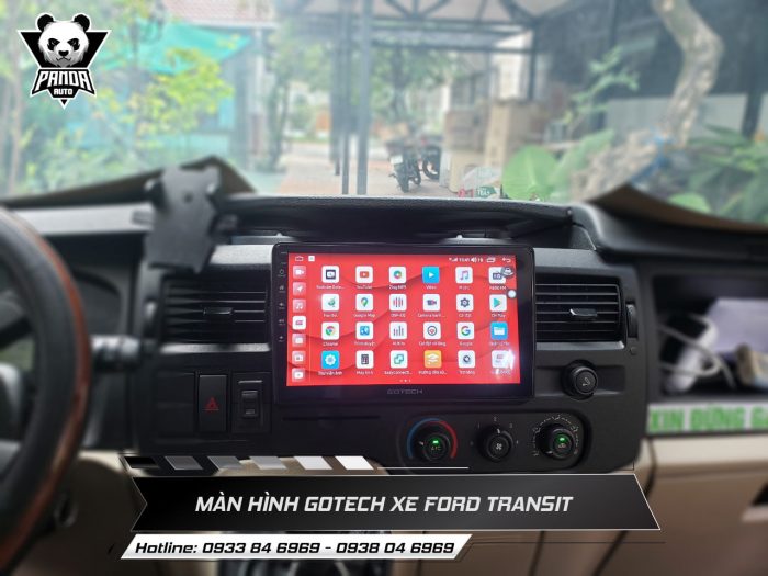 Lắp màn hình GT 360 Base trên Ford Transit
