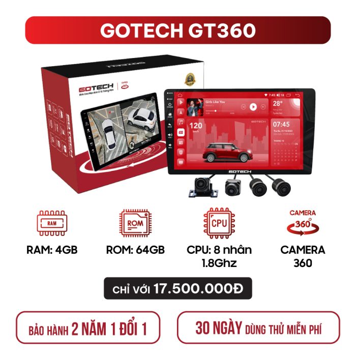 Màn hình Gotech GT360 chính hãng
