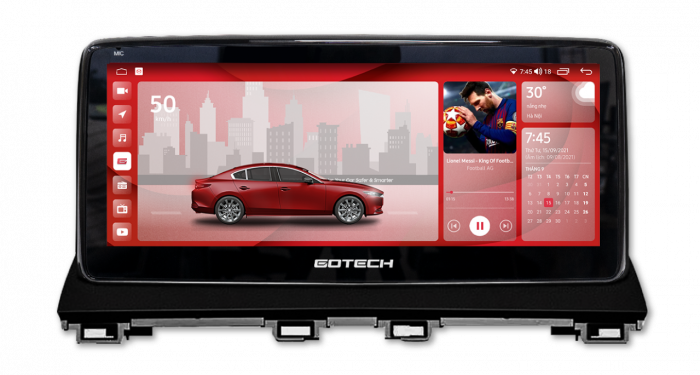 Màn hình Gotech Mazda 3