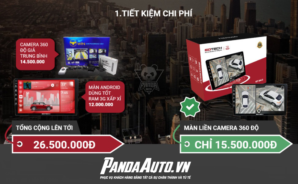 tiết kiệm chi phí khi lắp rời