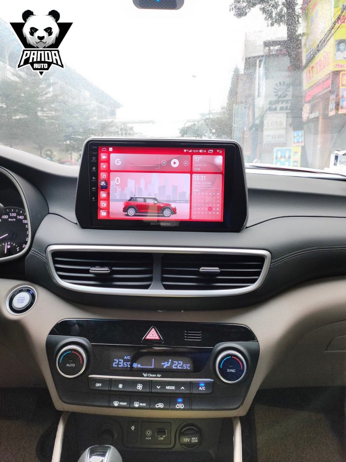 Màn hình Gotech Gt360 trên Hyundai Tucson