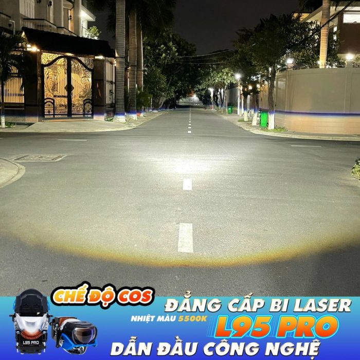 Chế độ cos Đèn Bi Laser Henvvei L95