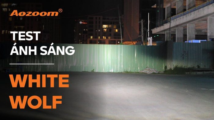 ánh sáng Đèn Bi Led Aozoom White Wolf Light - 2.0 inch