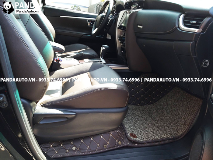 Thảm lót sàn ô tô 5D 6D Toyota Fortuner cao cấp