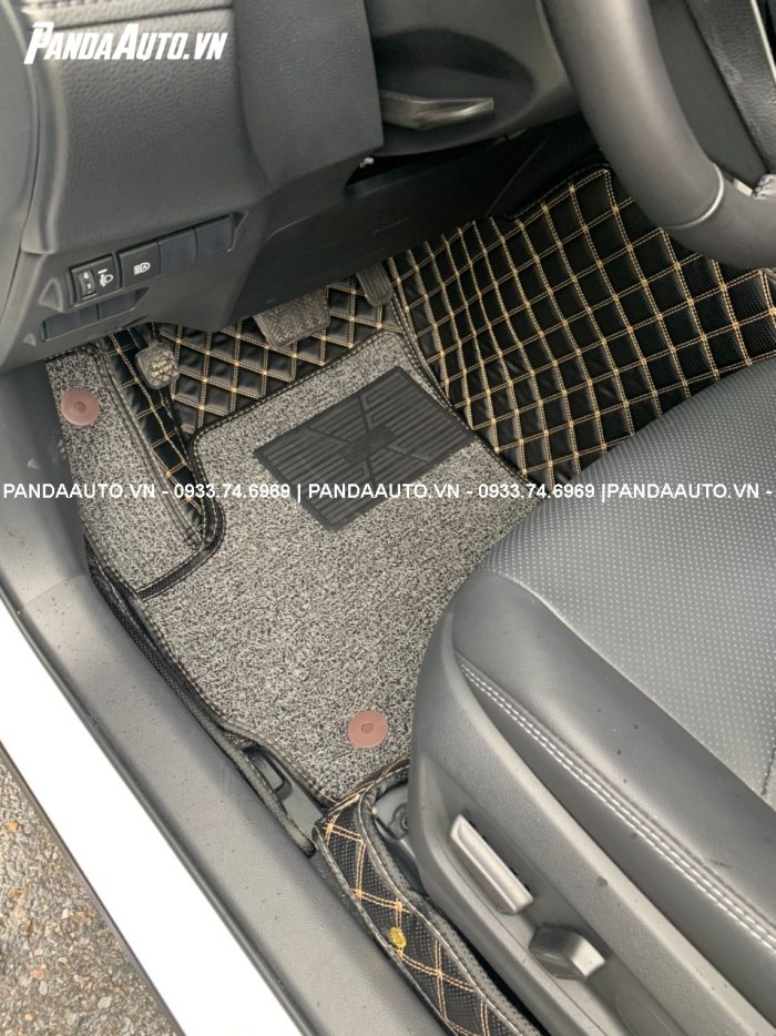 Bọc sàn da 360 ô tô Toyota Corolla Cross bảo vệ toàn diện khoang nội thất xe