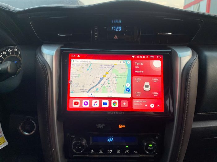 Màn hình Gotech GT2K Max tích hợp bản đồ dẫn đường bản quyền trọn đời