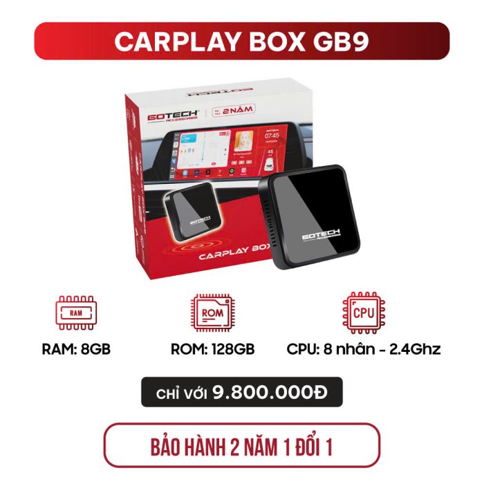 Android box Gotech GB9 tại Panda Auto