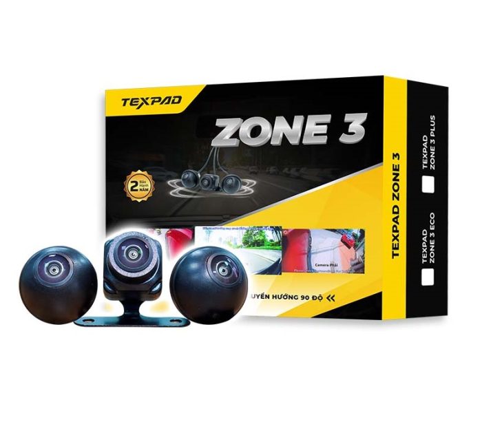 Camera 3 mắt Texpad Zone 3 mới nhất