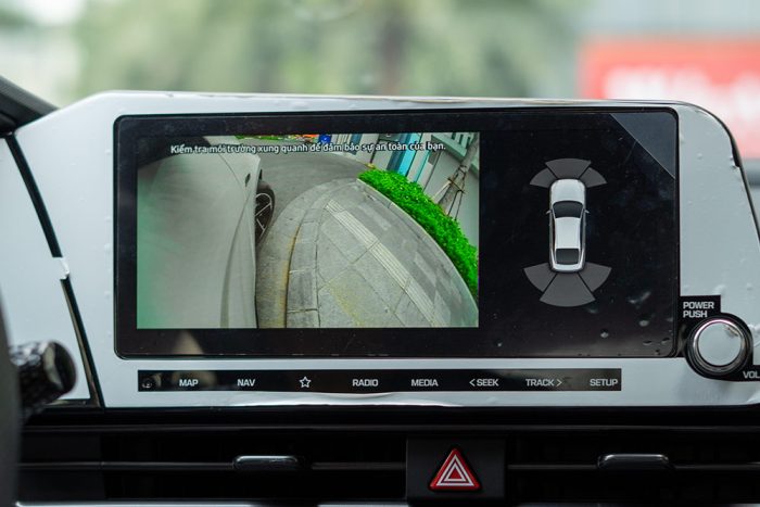 Camera 3 mắt Texpad Zone 3 hiển thị góc nhìn rộng, dễ dàng quan sát khi lái xe