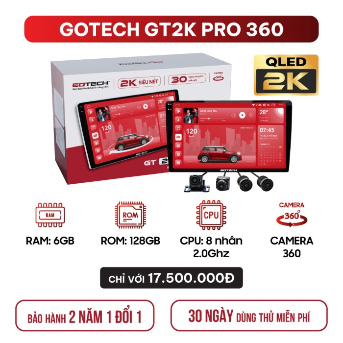 Màn hình Gotech GT2K Pro 360